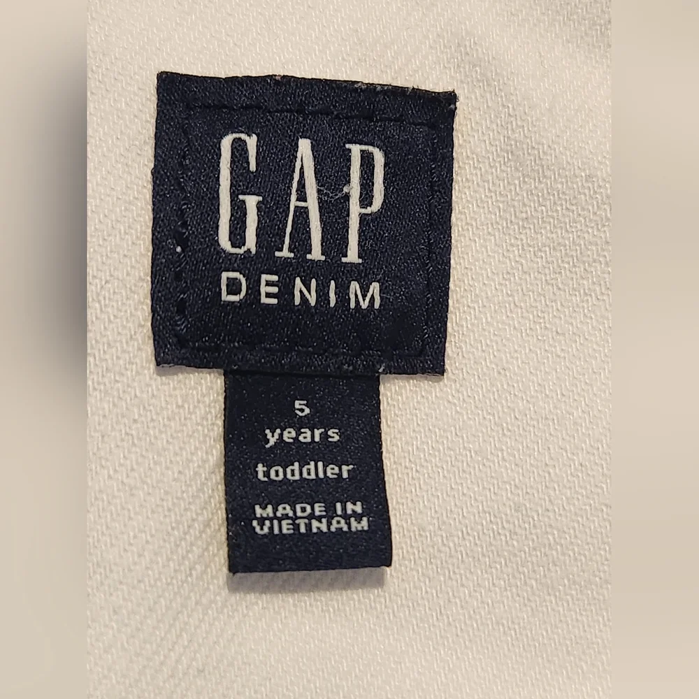 GAP Kids White Denim Jacket
